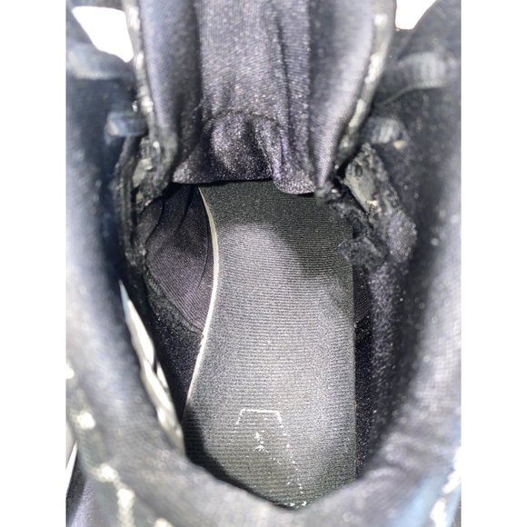 Nike Jordan Rising High Flight Speed Basketball Shoes Size 7 Black White - Picture 9 of 13